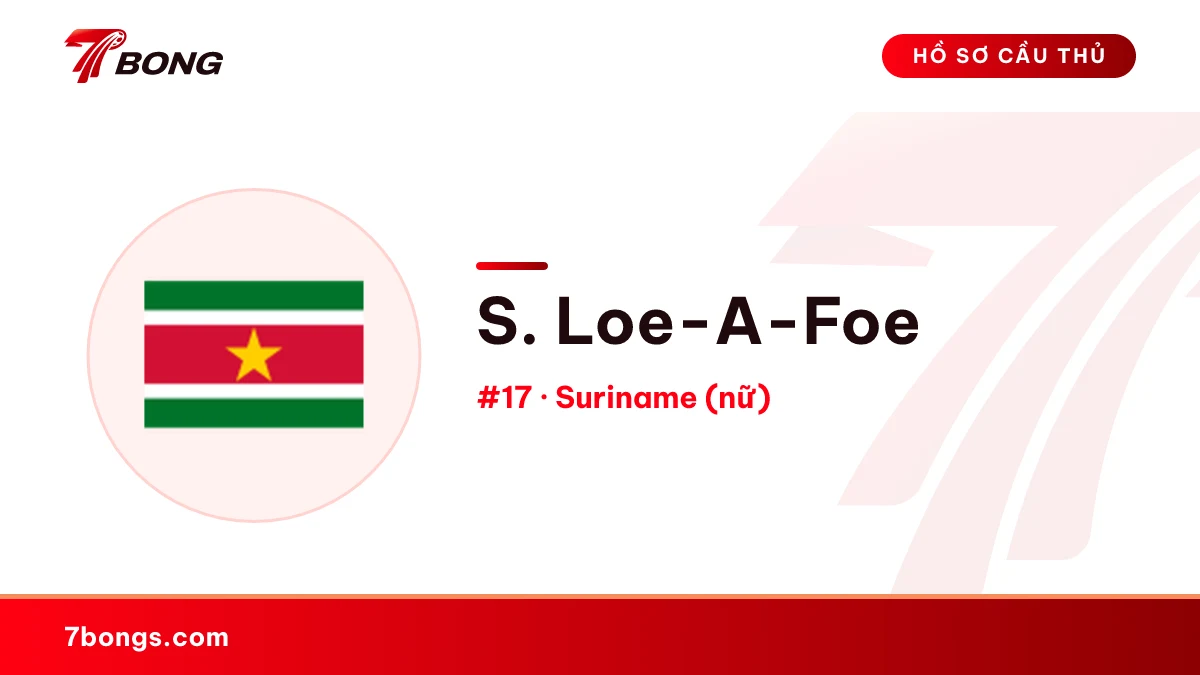 S. Loe-A-Foe — Suriname (nữ)