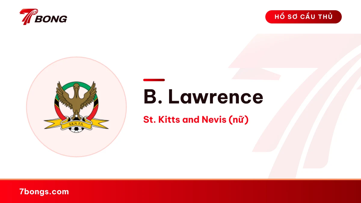 B. Lawrence — St. Kitts and Nevis (nữ)