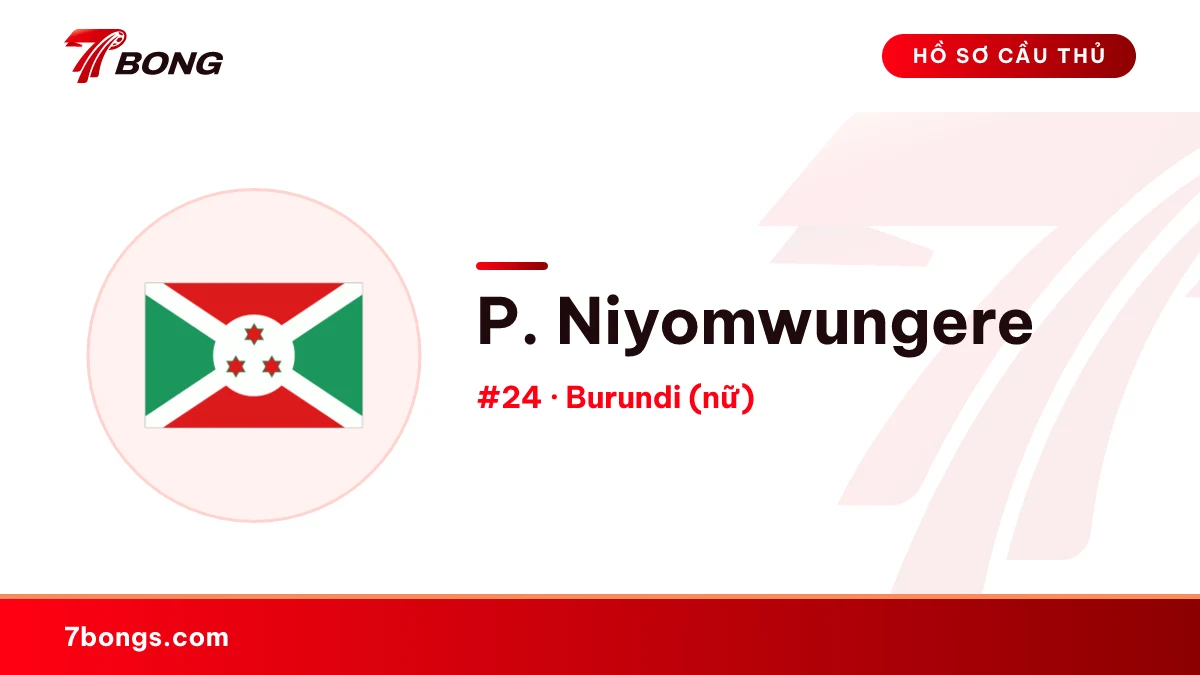 P. Niyomwungere — Burundi (nữ)