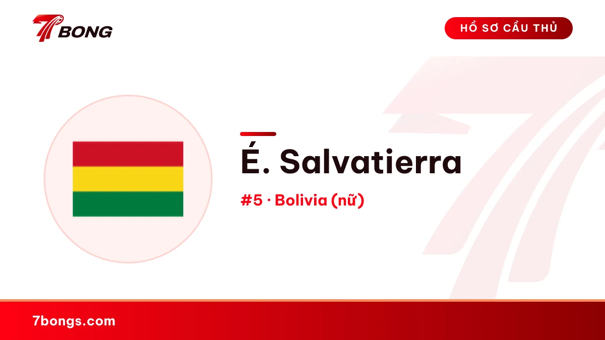 É. Salvatierra — Bolivia (nữ)
