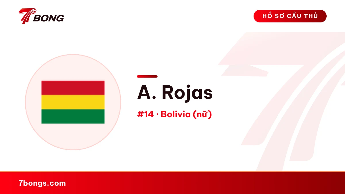 A. Rojas — Bolivia (nữ)