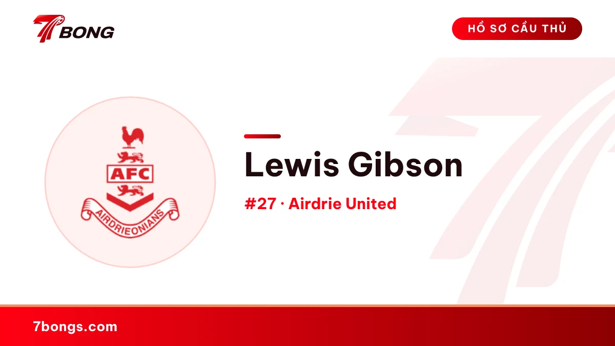 Lewis Gibson — Airdrie United