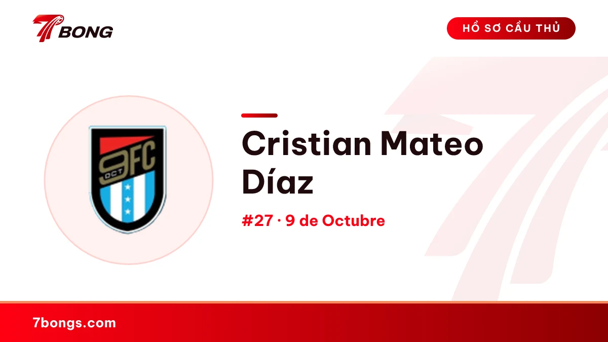 Cristian Mateo Díaz — 9 de Octubre