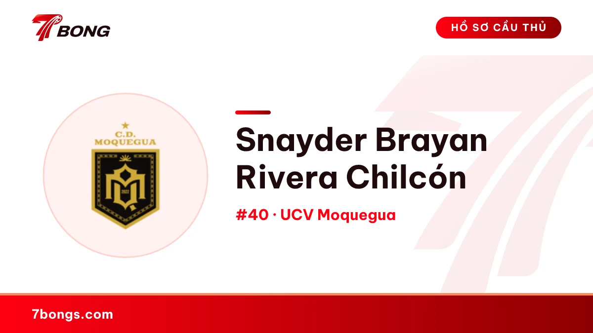 Snayder Brayan Rivera Chilcón — UCV Moquegua