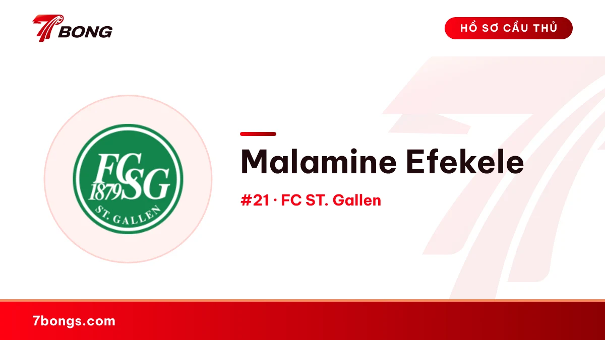 Malamine Efekele — FC ST. Gallen