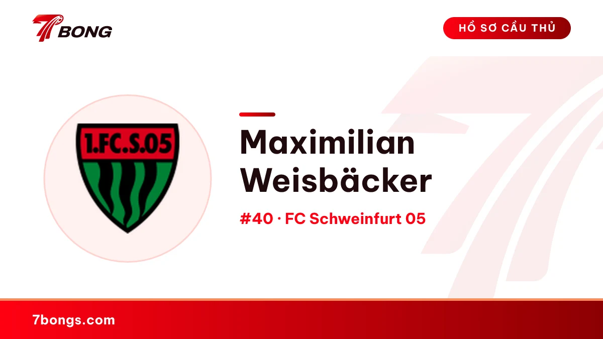 Maximilian Weisbäcker — FC Schweinfurt 05