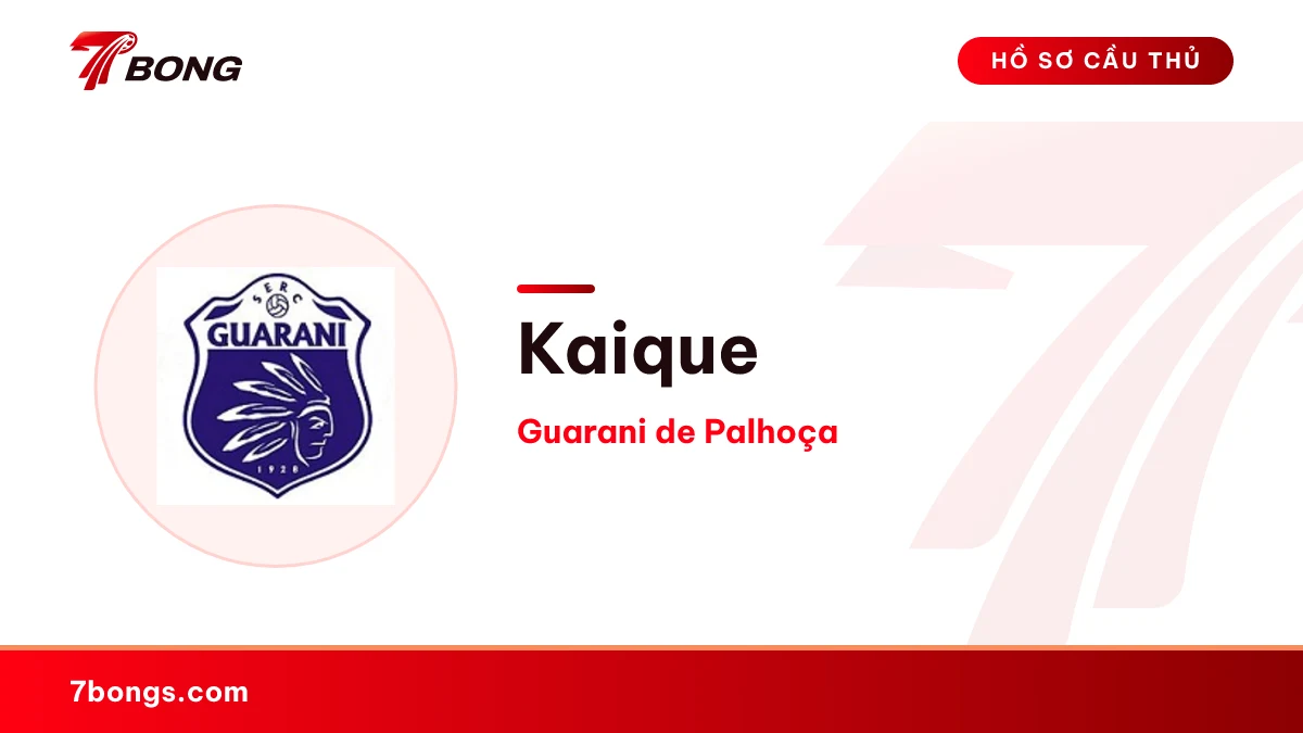 Kaique — Guarani de Palhoça