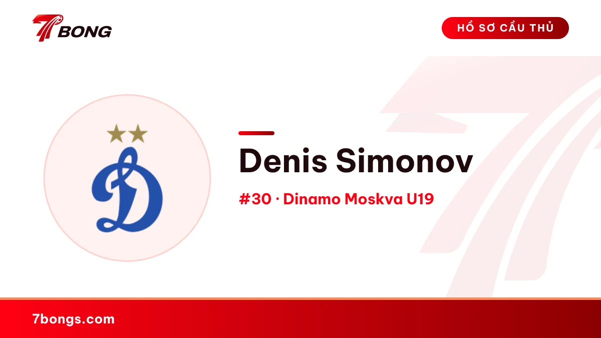Denis Simonov — Dinamo Moskva U19