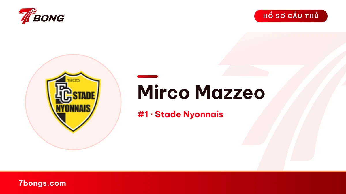 Mirco Mazzeo — Stade Nyonnais