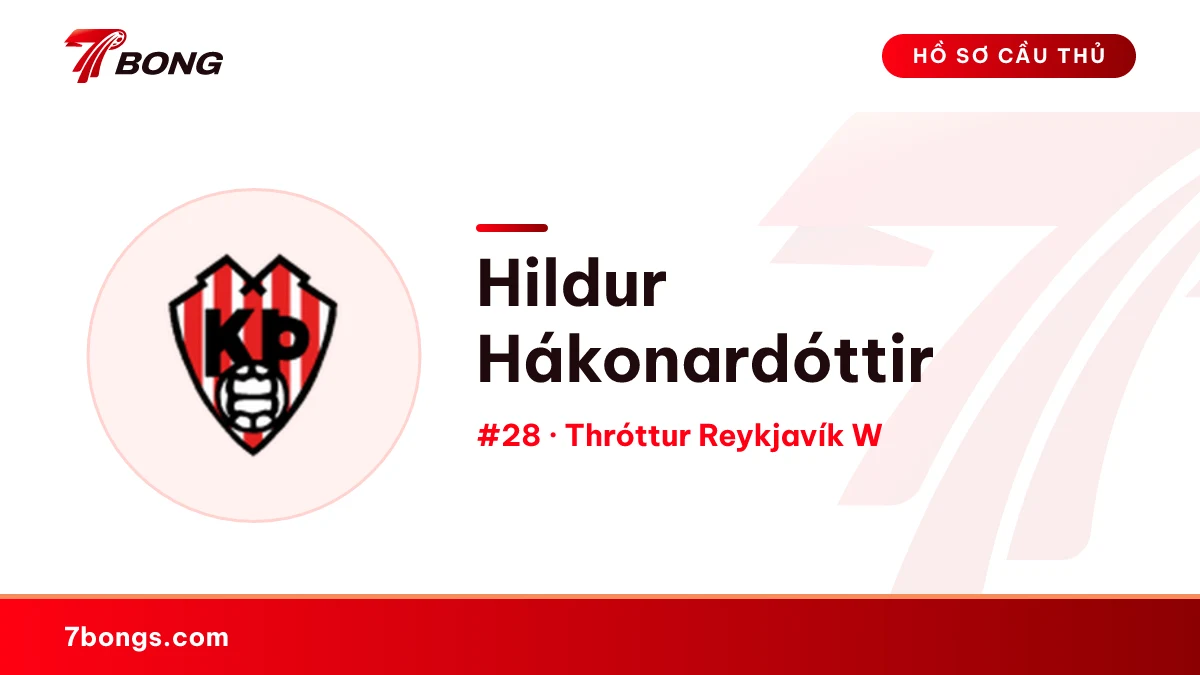 Hildur Hákonardóttir — Thróttur Reykjavík W