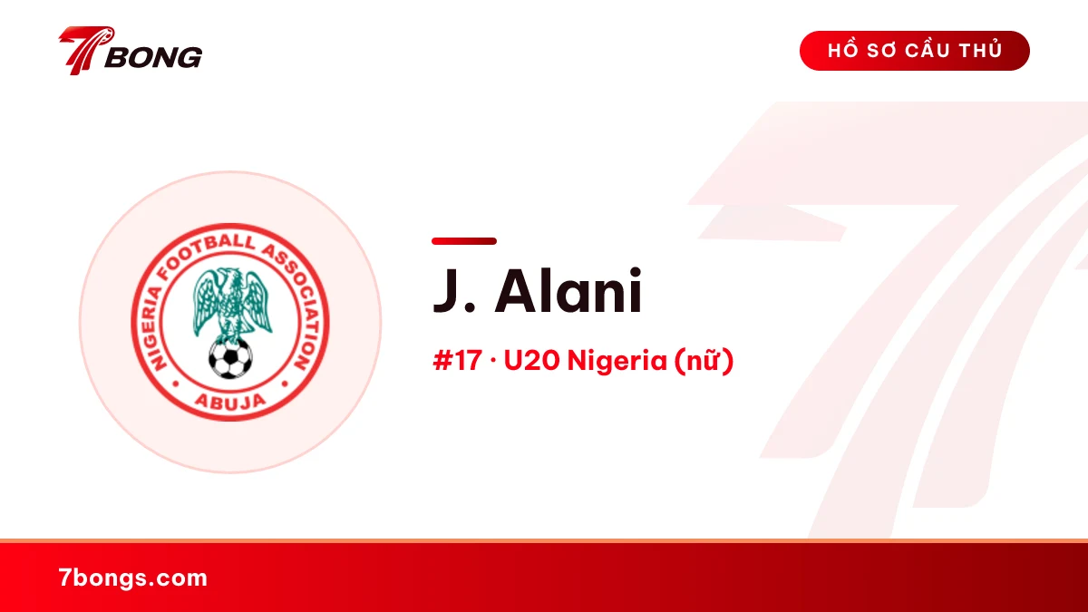 J. Alani — U20 Nigeria (nữ)