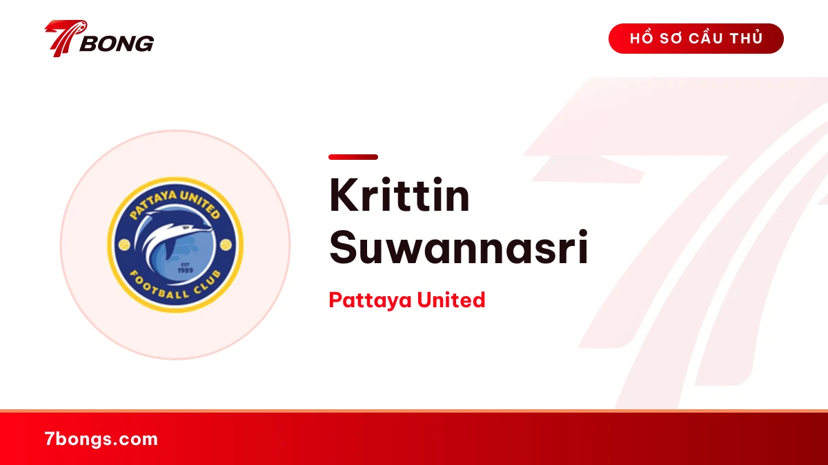 Krittin Suwannasri — Pattaya United