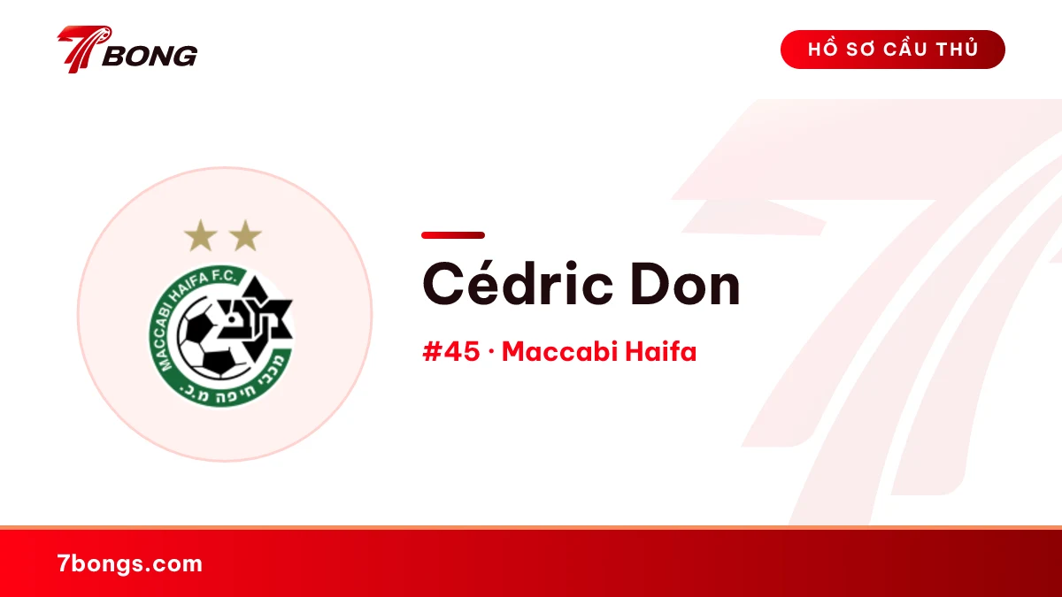 Cédric Don — Maccabi Haifa