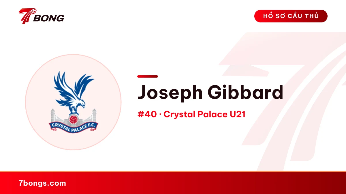 Joseph Gibbard — Crystal Palace U21