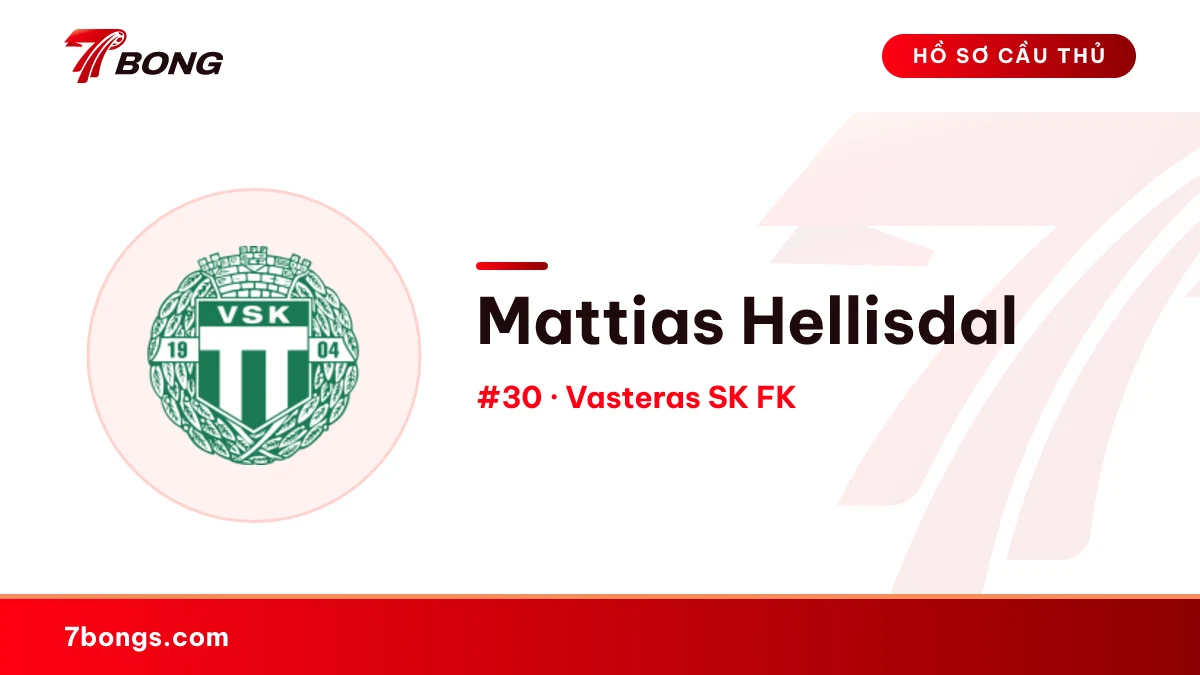 Mattias Hellisdal — Vasteras SK FK