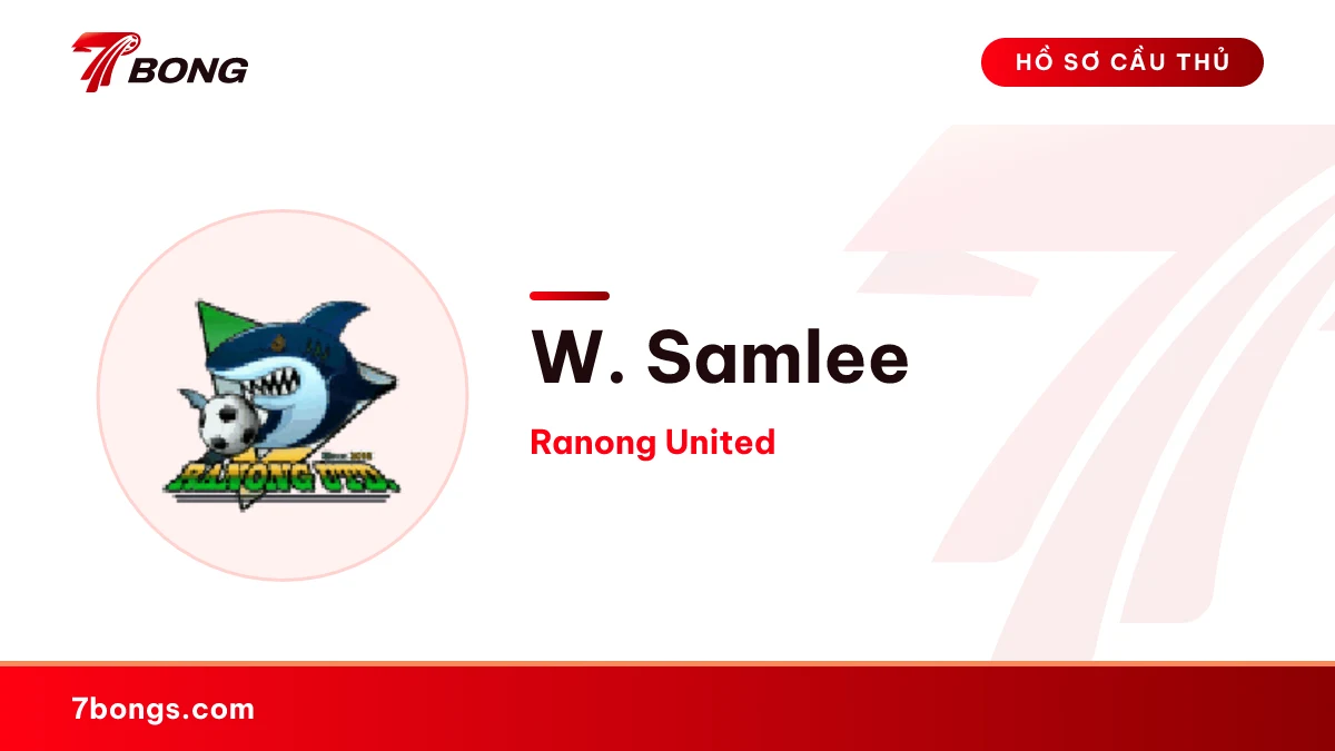 W. Samlee — Ranong United