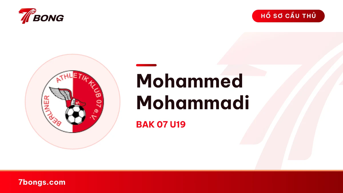 Mohammed Mohammadi — BAK 07 U19