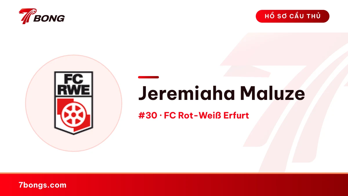 Jeremiaha Maluze — FC Rot-Weiß Erfurt