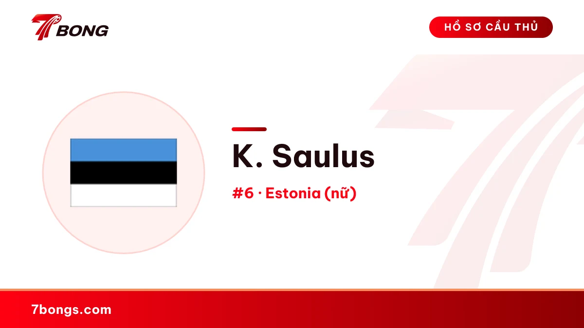 K. Saulus — Estonia (nữ)
