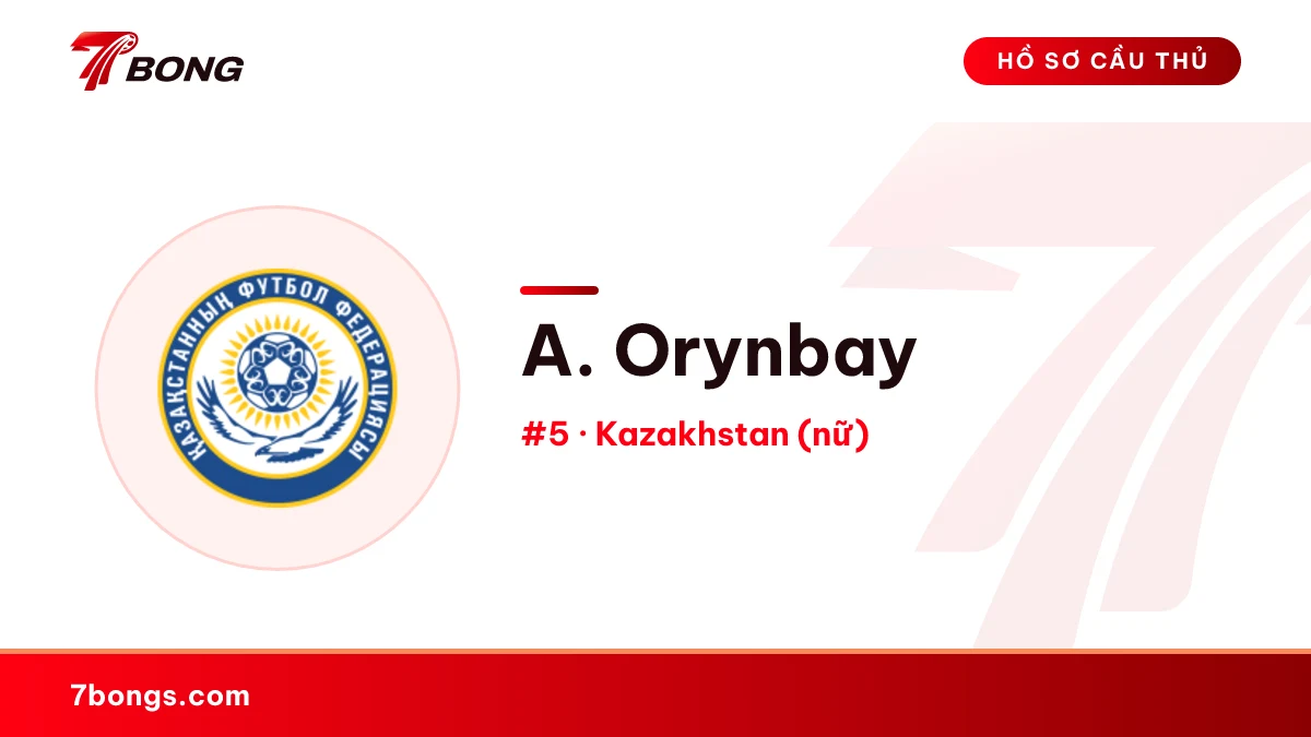 A. Orynbay — Kazakhstan (nữ)