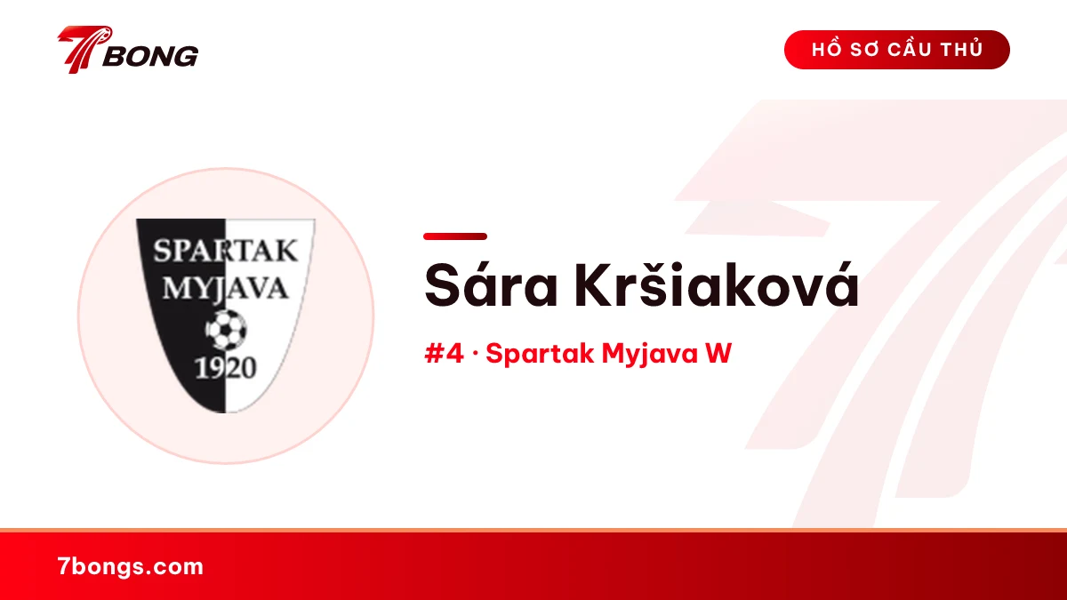 Sára Kršiaková — Spartak Myjava W