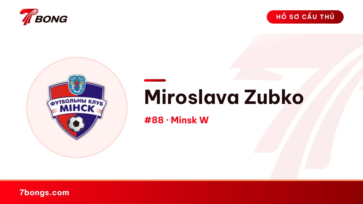 Miroslava Zubko — Minsk W