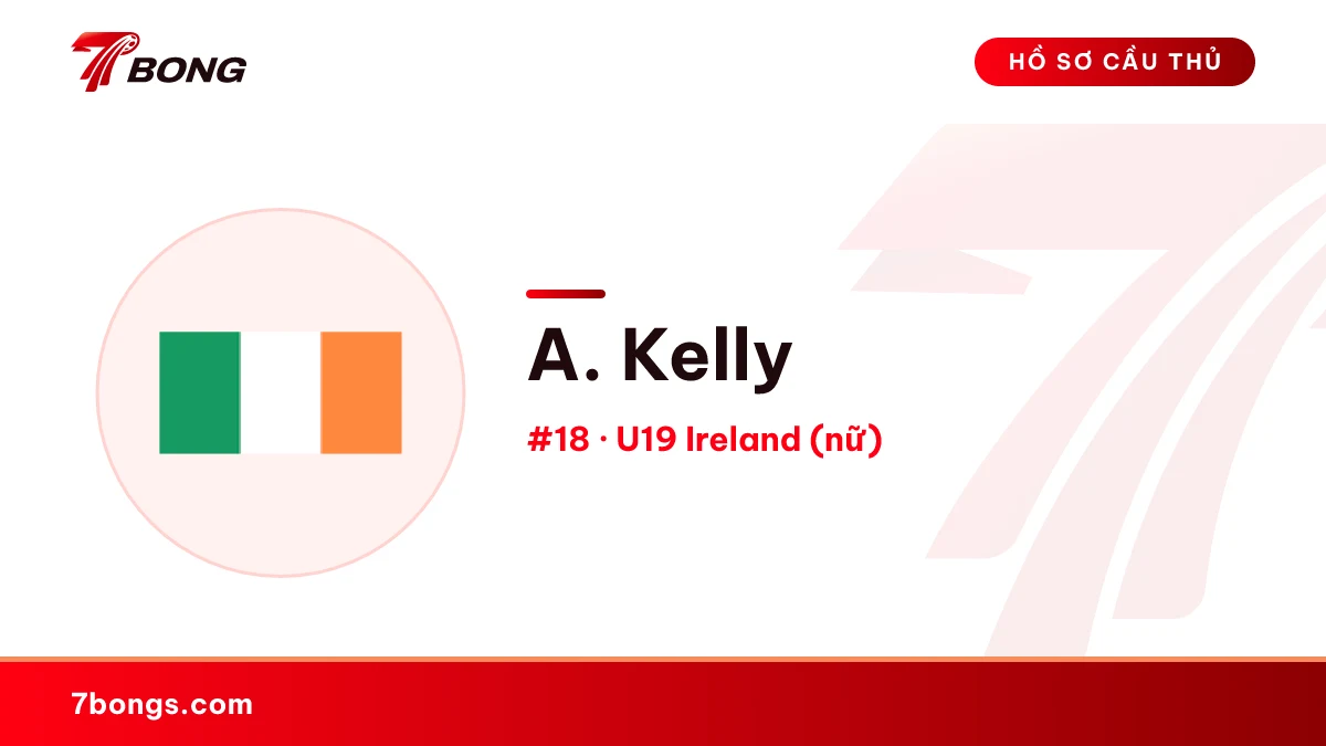 A. Kelly — U19 Ireland (nữ)