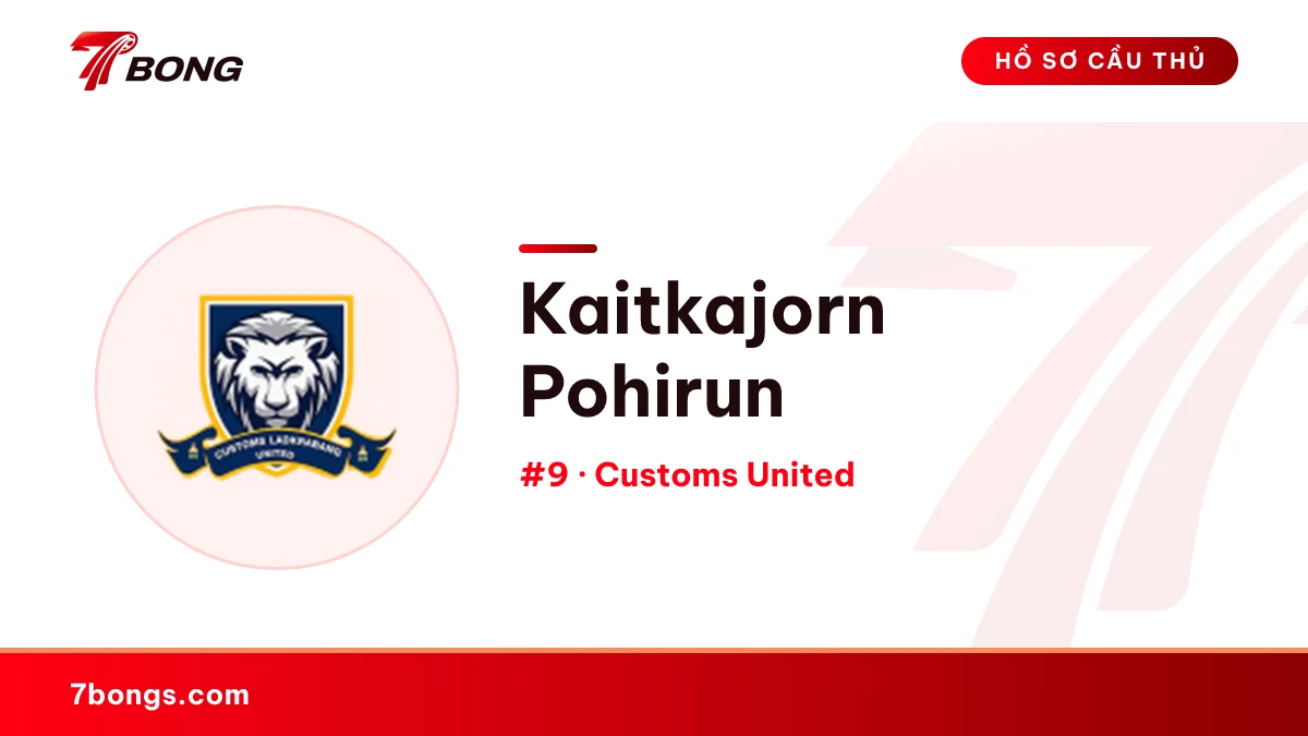 Kaitkajorn Pohirun — Customs United