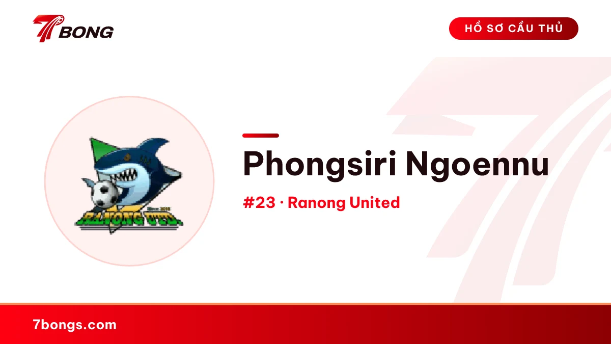 Phongsiri Ngoennu — Ranong United