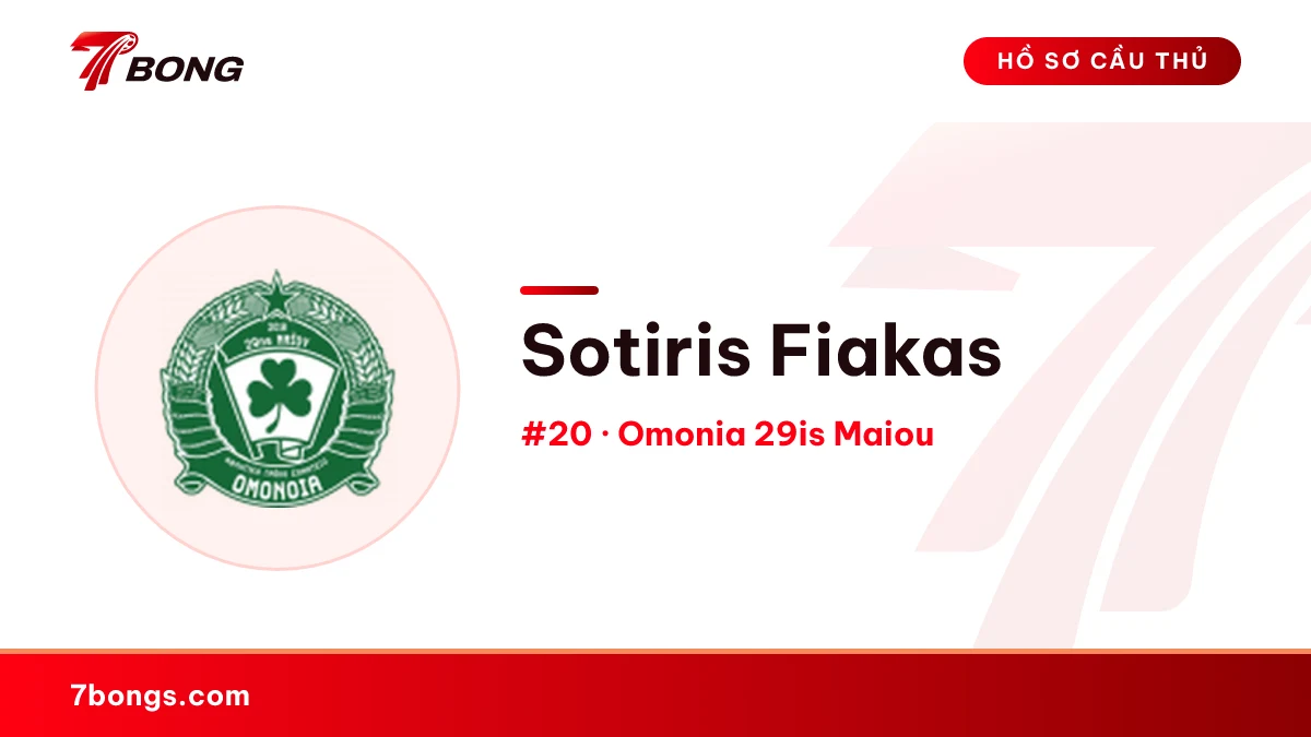 Sotiris Fiakas — Omonia 29is Maiou