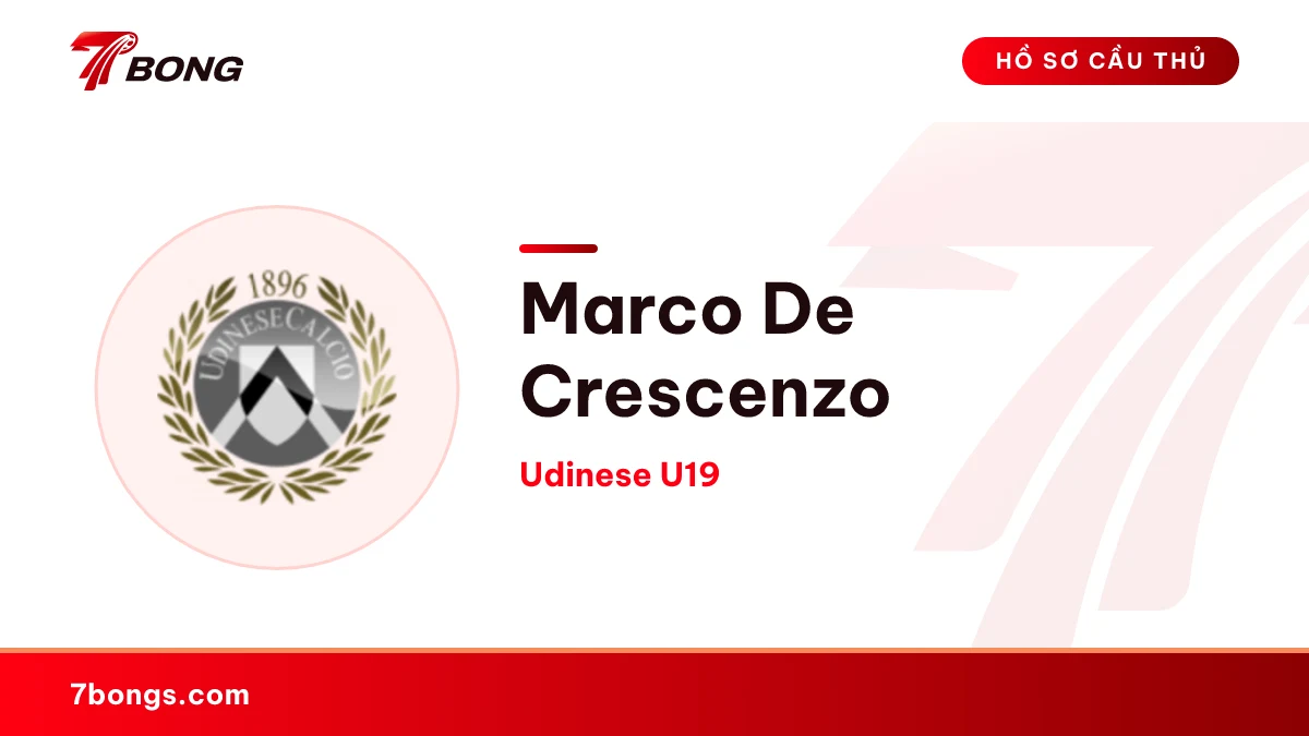 Marco De Crescenzo — Udinese U19