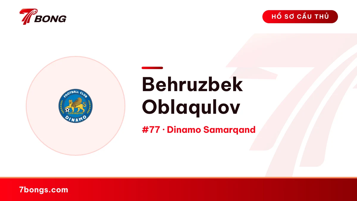 Behruzbek Oblaqulov — Dinamo Samarqand