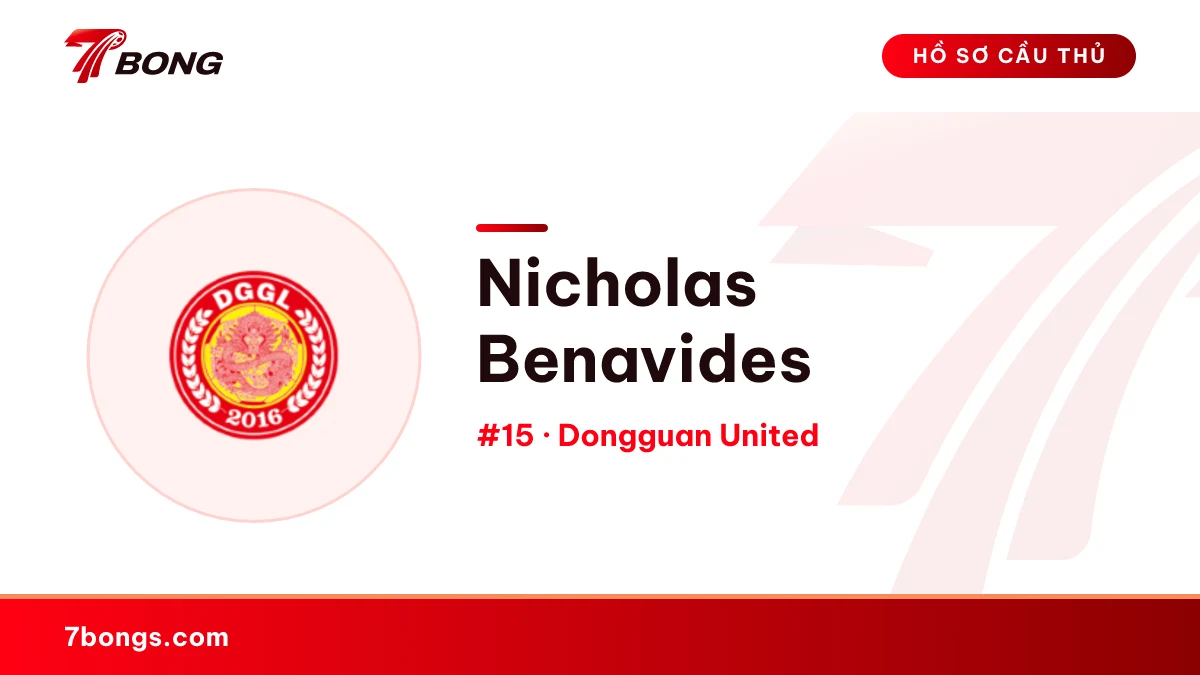 Nicholas Benavides — Dongguan United