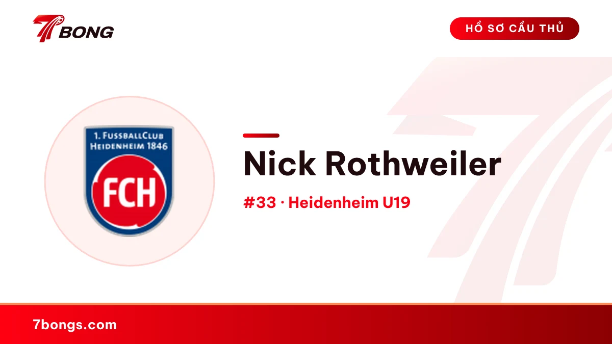 Nick Rothweiler — Heidenheim U19