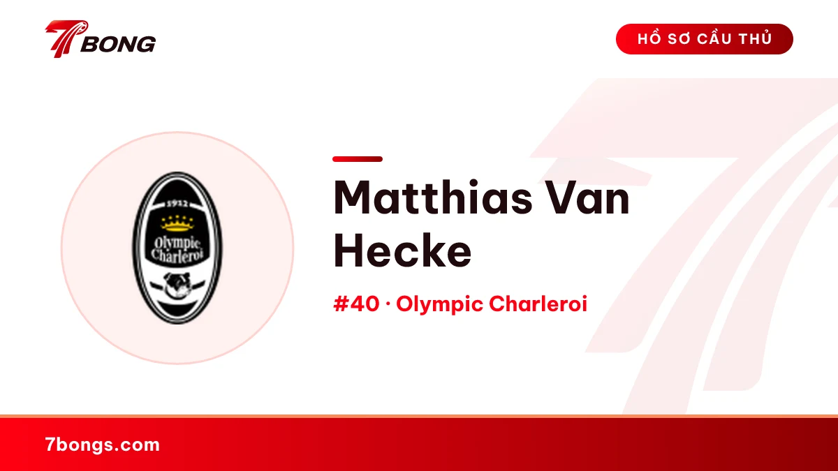Matthias Van Hecke — Olympic Charleroi