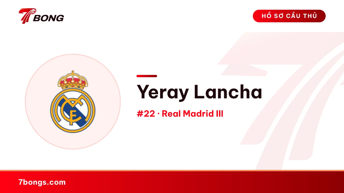 Yeray Lancha — Real Madrid III