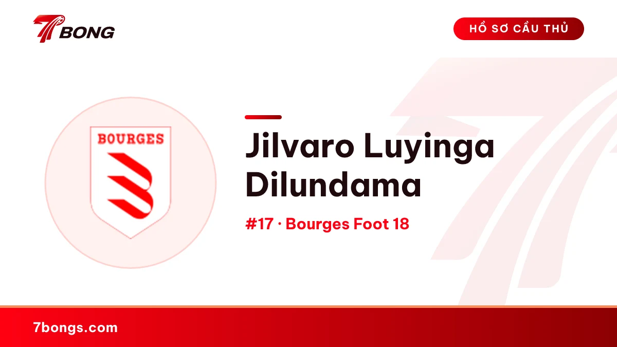 Jilvaro Luyinga Dilundama — Bourges Foot 18