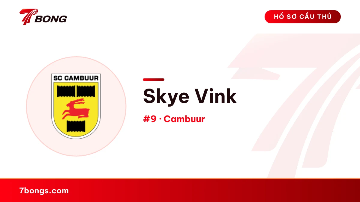 Skye Vink — Cambuur