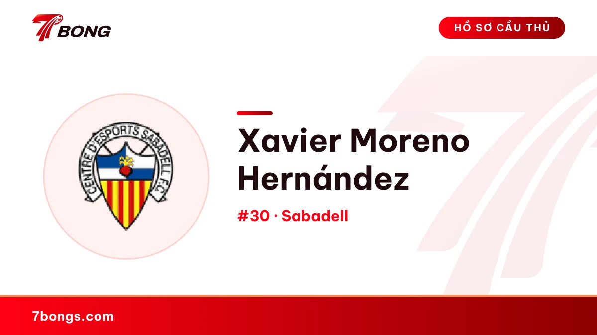 Xavier Moreno Hernández — Sabadell