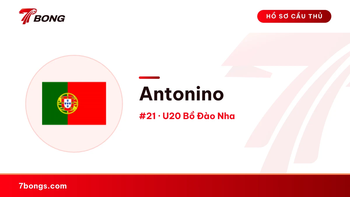Antonino — U20 Bồ Đào Nha