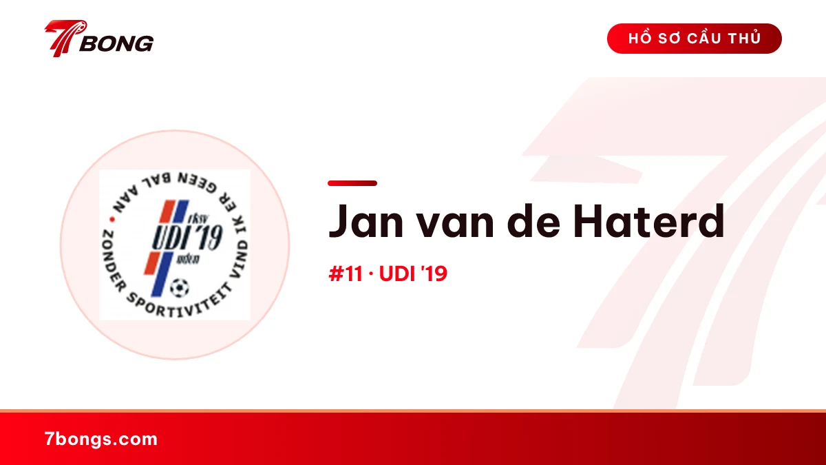 Jan van de Haterd — UDI '19