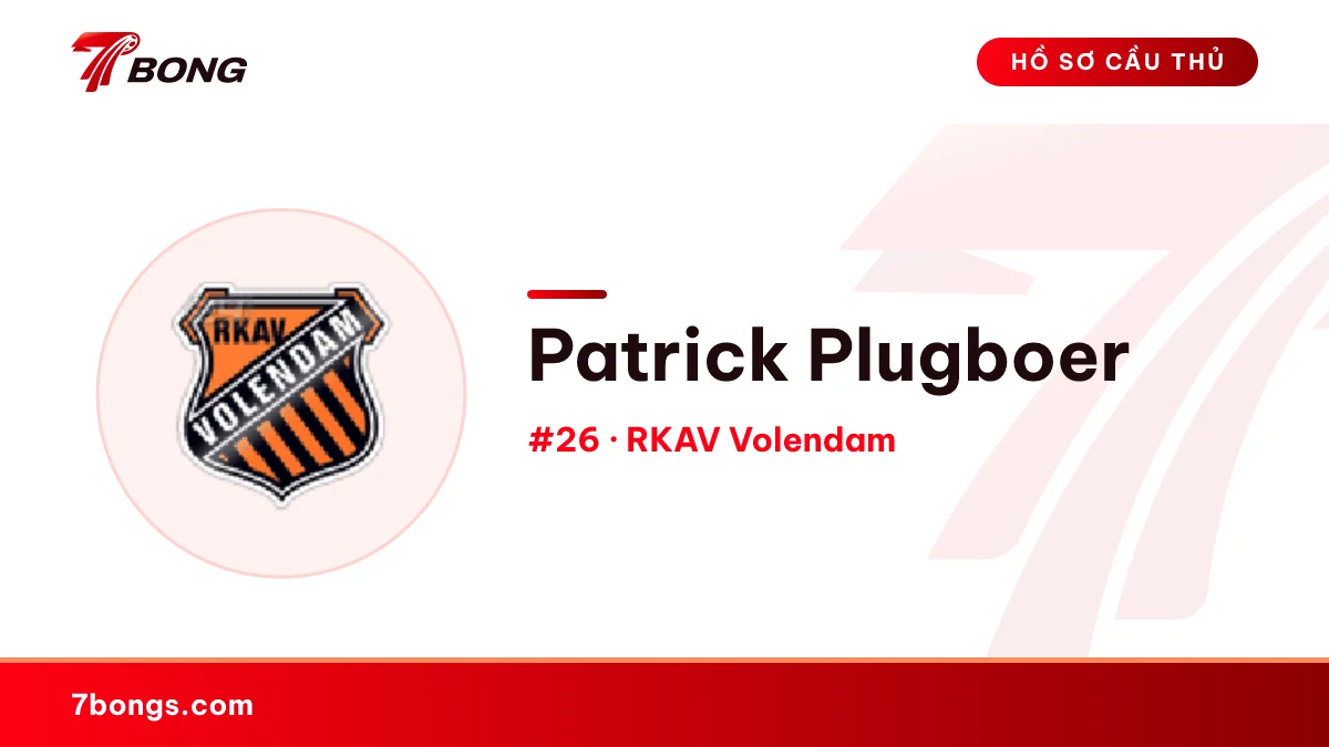 Patrick Plugboer — RKAV Volendam