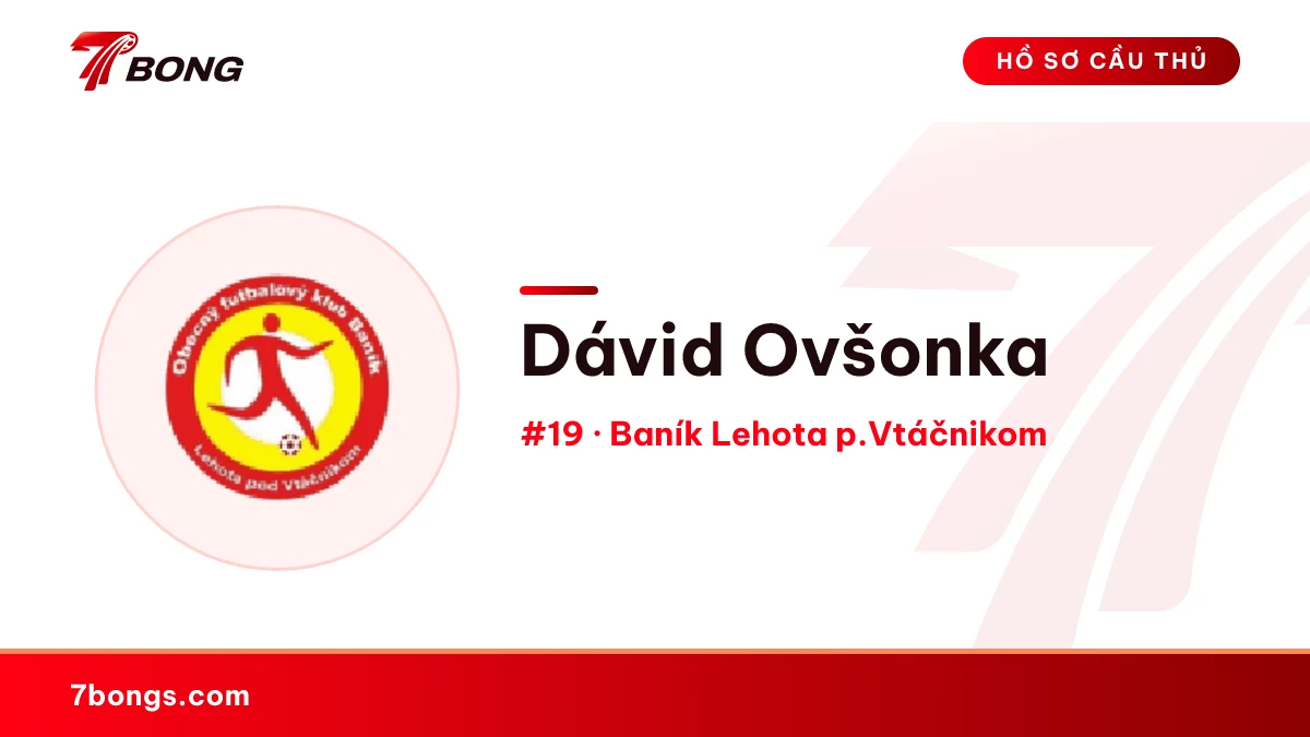 Dávid Ovšonka — Baník Lehota p.Vtáčnikom
