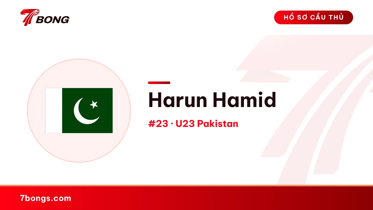 Harun Hamid — U23 Pakistan