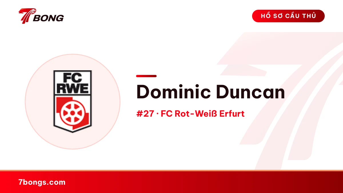 Dominic Duncan — FC Rot-Weiß Erfurt