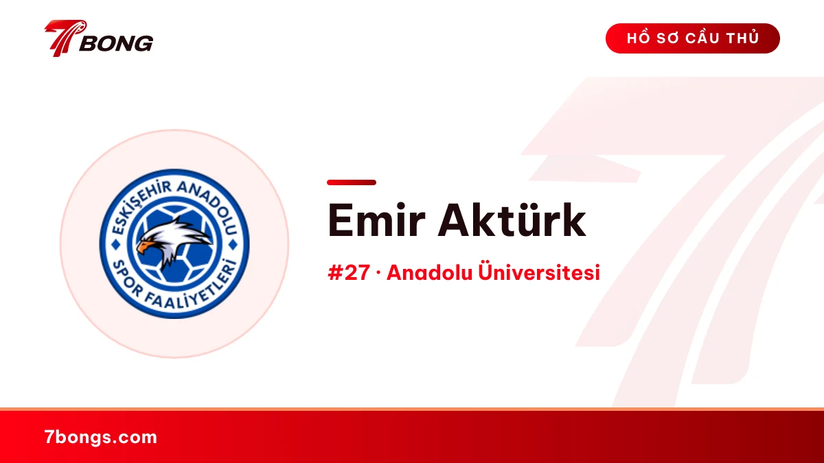 Emir Aktürk — Anadolu Üniversitesi
