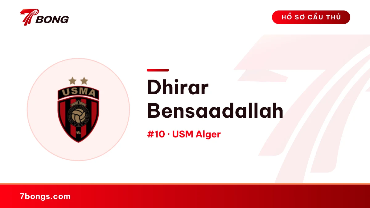 Dhirar Bensaadallah — USM Alger