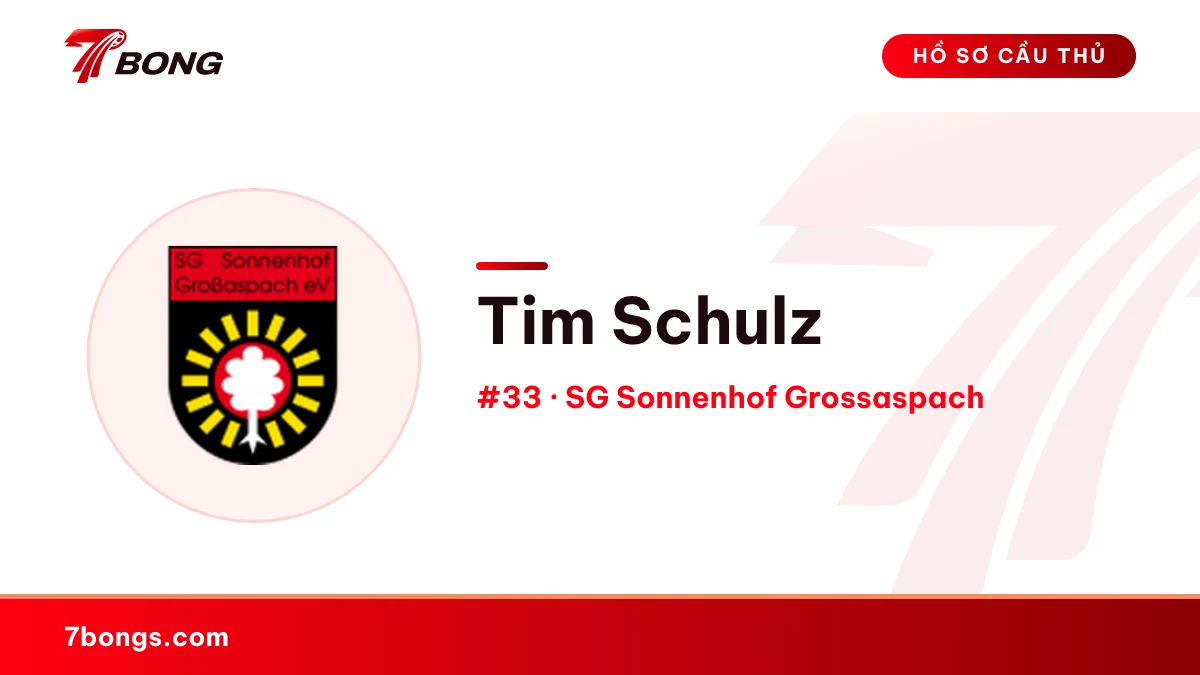 Tim Schulz — SG Sonnenhof Grossaspach