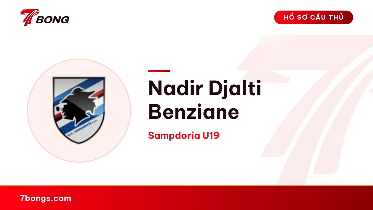 Nadir Djalti Benziane — Sampdoria U19