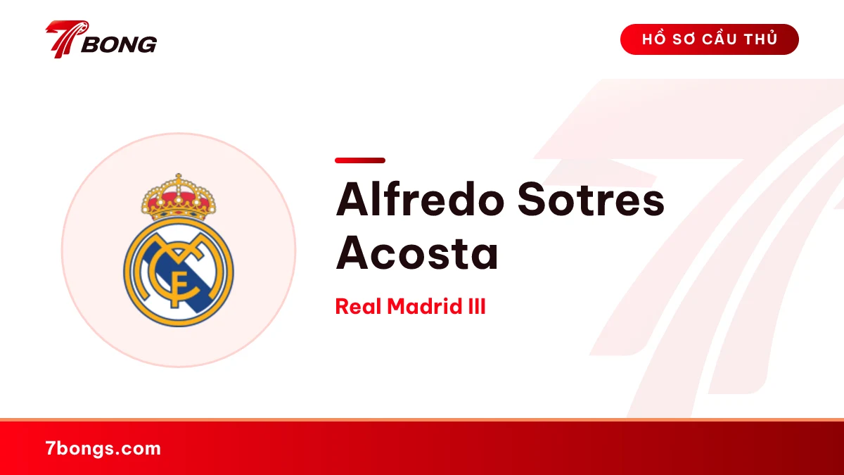 Alfredo Sotres Acosta — Real Madrid III